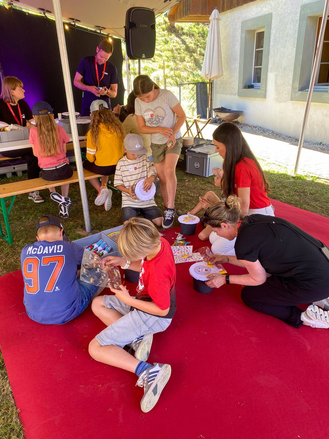 Bastelstunde bei Generali Lion Kids Daktiv kümmerte sich um die Planung und Vorproduktion der Bastelmaterialien.