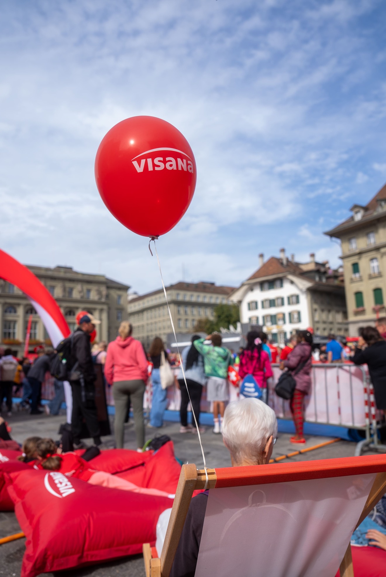 Visana Sprint Final Daktiv produziert Aktivierungen mit wirksamen Branding.
